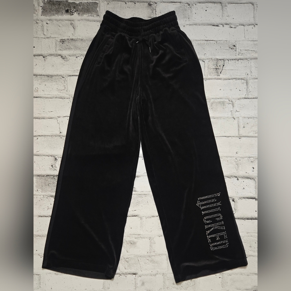 Wicked Musical Velour Wide Leg Lounge Pants XS
